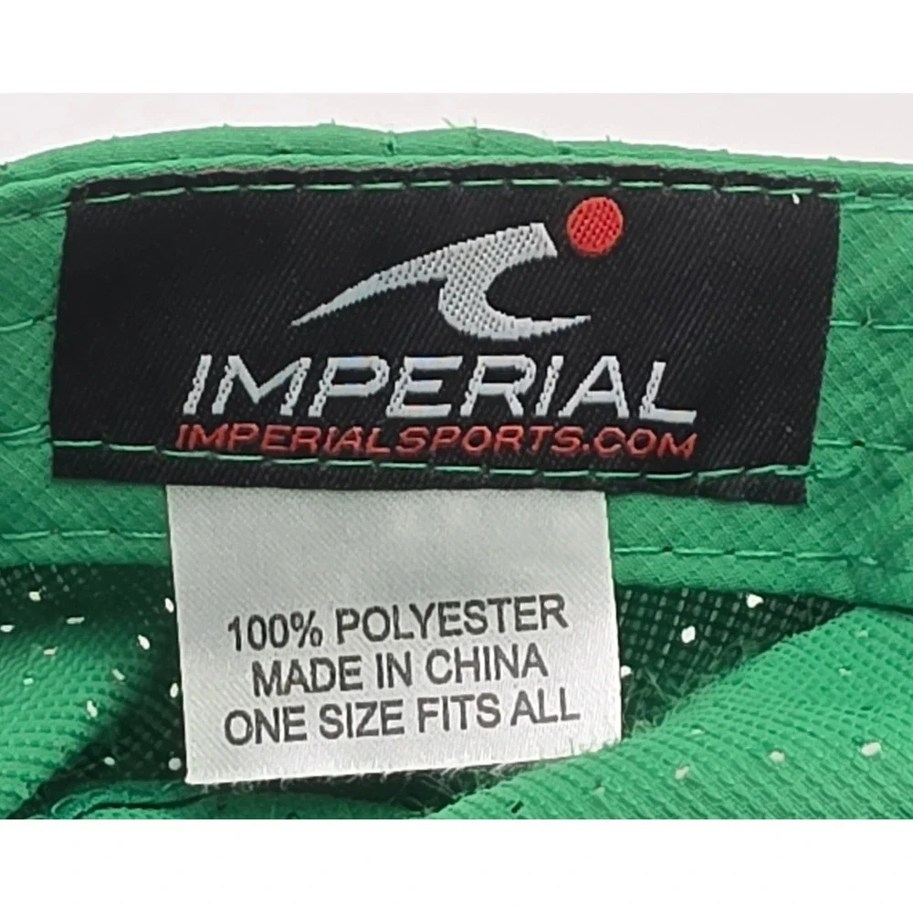 Imperial‎ John Deere Classic Strapback Hat Green Perforated PGA Golf Cap